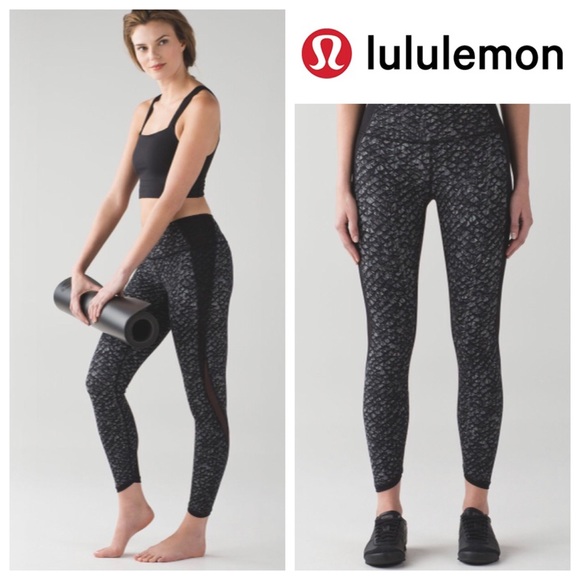 lululemon athletica Pants - Lululemon Featherlight Tight Iridescent Black